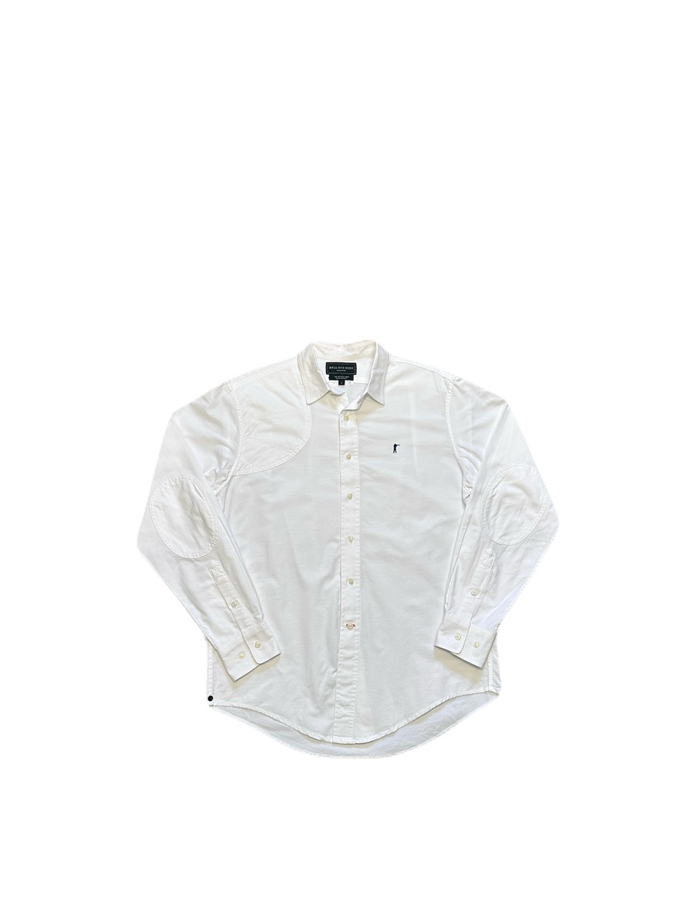 Ball and Buck The Hunters Shirt Mens Large White Button Up USA Casual